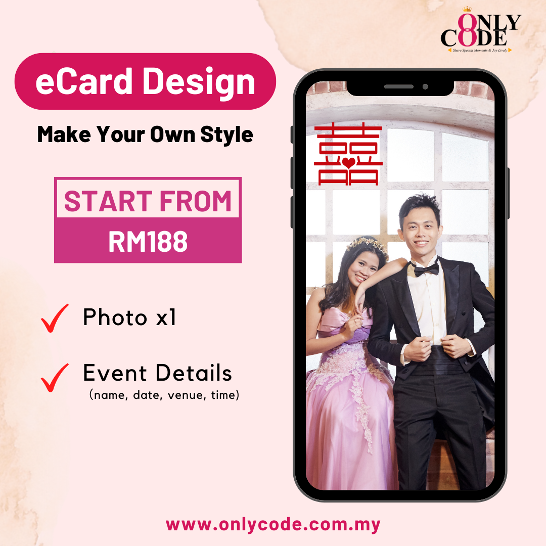Customise Your E-Invitation Card Only 8 Steps